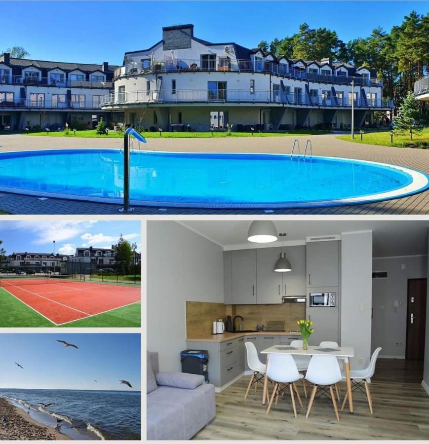 Apartamenty Z Tarasami "Mietowy Spokoj 15" "Romantyczna Szarosc 16" "Niebieska Elegancja 17" Maksymalnie Dla 6 Osob Pobierowo Dış mekan fotoğraf